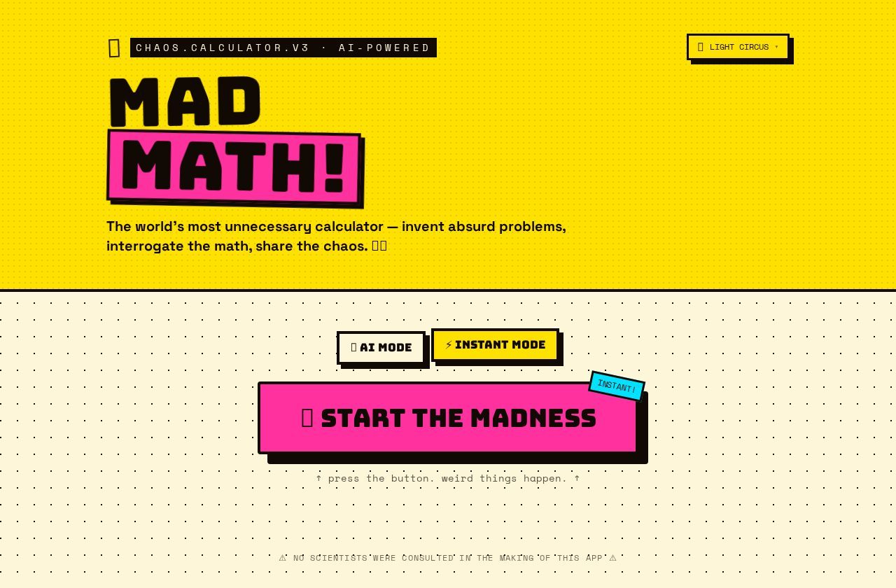 Instant mode for fast nonsense, AI mode for full reasoning