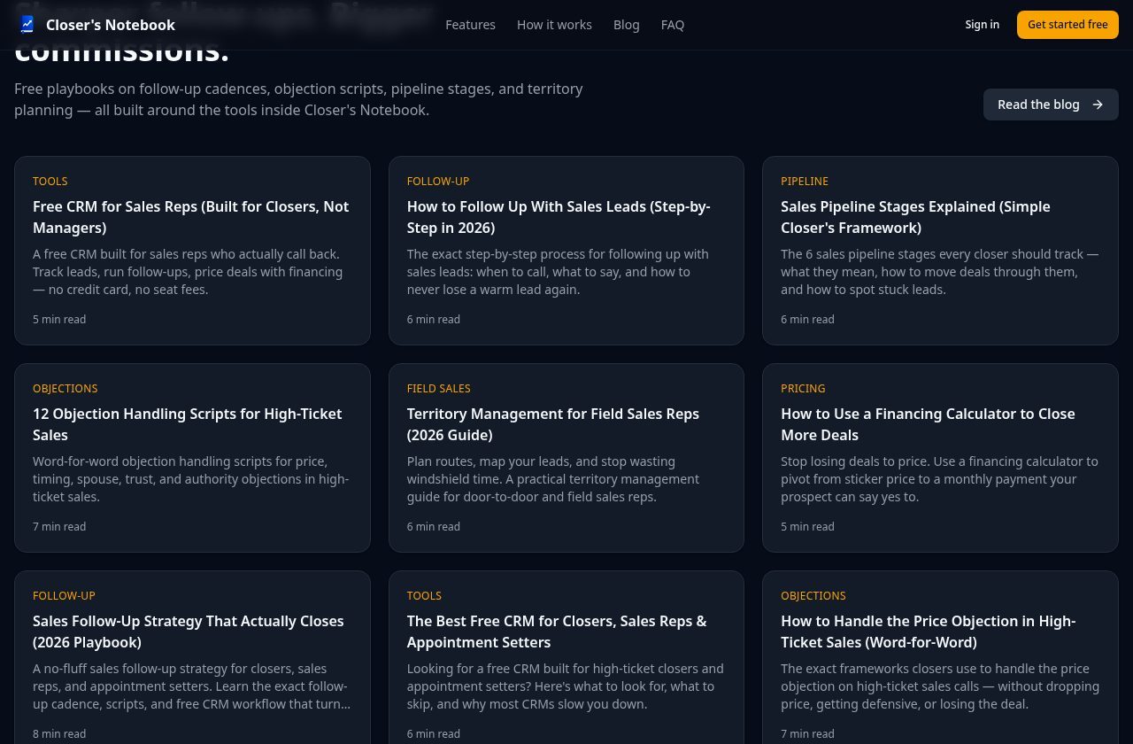 Playbooks on follow-up cadence, objections, and pipeline stages