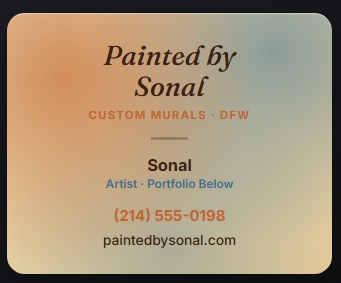 Front — your branding